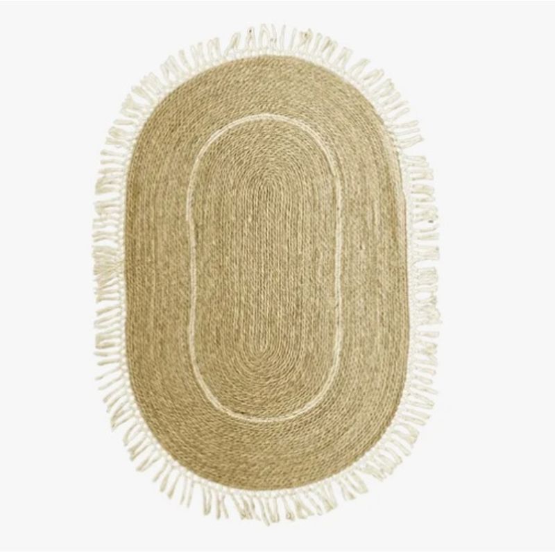 ATLAS - Alfombra Ovalada Yute Natural