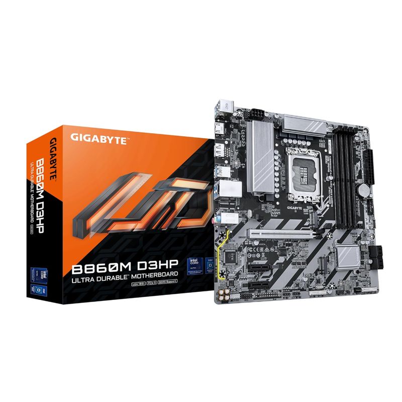 GIGABYTE - MB s1851 Intel - Gigabyte B860M D3HP - 4x DDR5 - Micro ATX