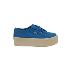 HERIEL - Zapatilla Azul Plataforma Mujer
