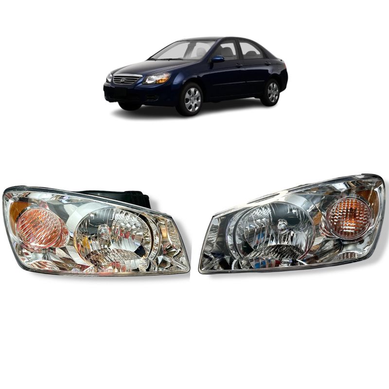 GENERICO - Par Opticos Dcho/izq Compatible Con Kia Cerato 2003 - 2007