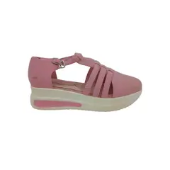 HERIEL - Zapato Panchita Rosa Plataforma