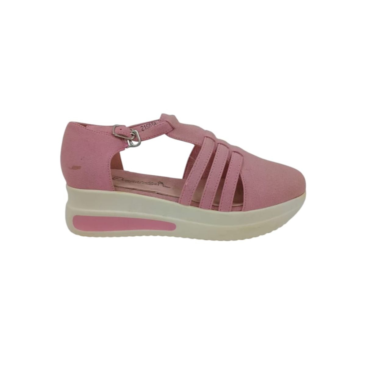 HERIEL - Zapato Panchita Rosa Plataforma