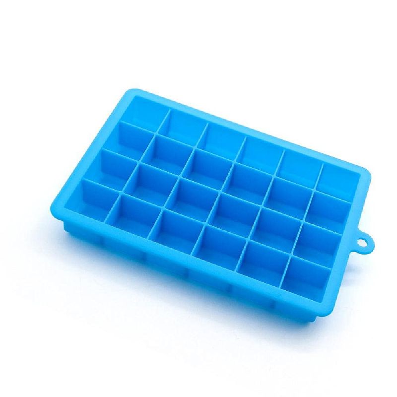 GENERICO - Cubetera De Silicona Para Hacer Hielos Hielera Celeste