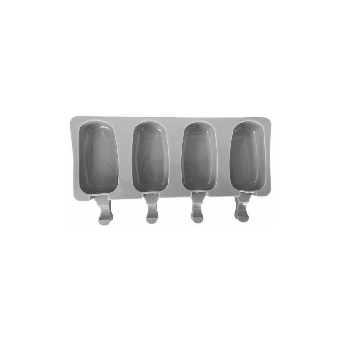 GENERICO - Moldes De Silicona Para Helados Molde Paletas Helado 4 Gris.