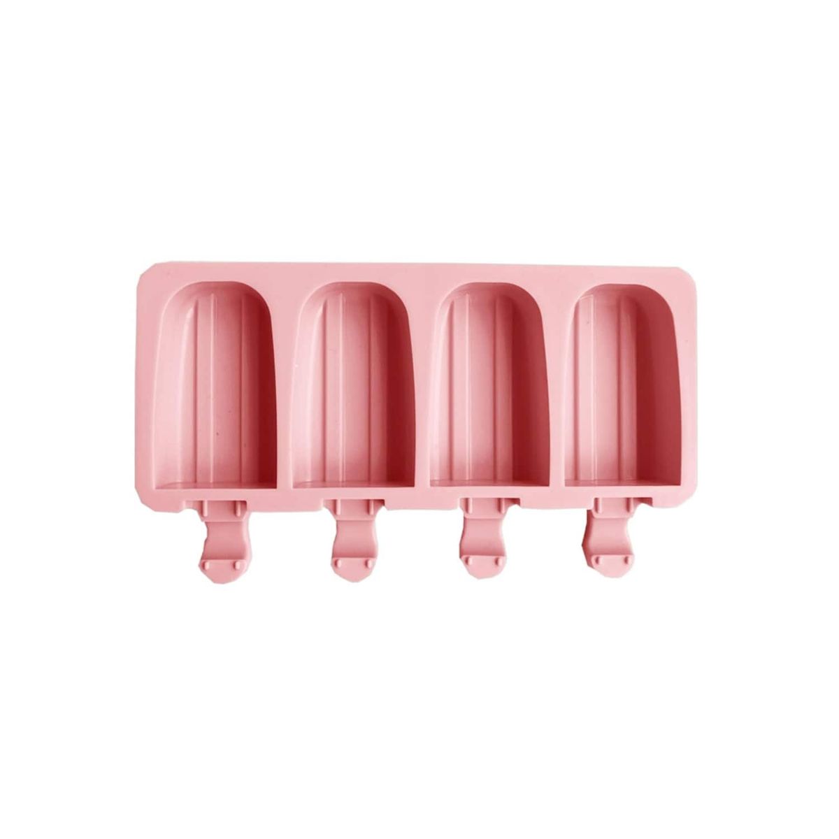 GENERICO - Moldes De Silicona Para Helados Molde Paletas Helado 4 Rosa