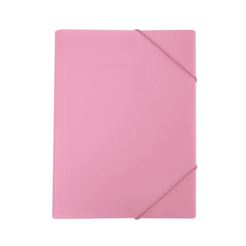 ADIX - Carpeta con Elástico Oficio Cartón Color Rosado 005 Adix
