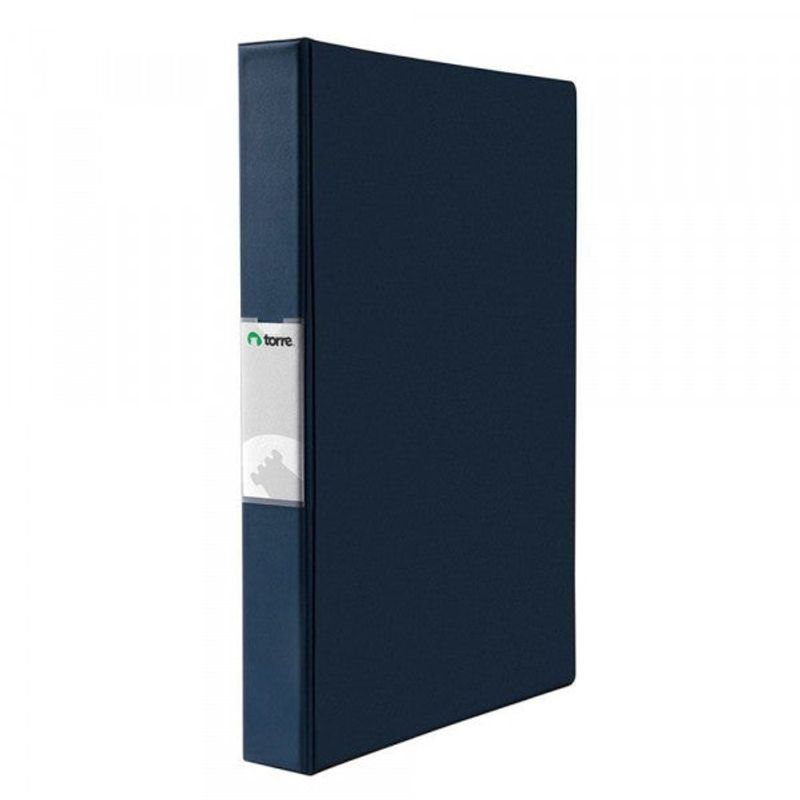 TORRE - Archivador Vinil Azul Oficio 2 Aros Torre