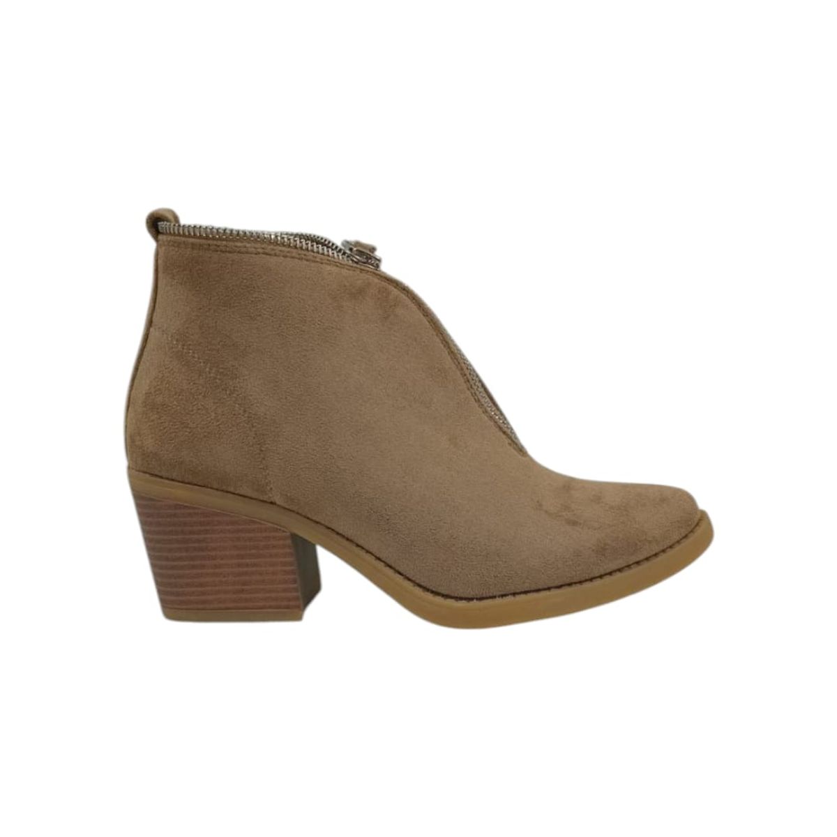 HERIEL - Botín Khaki Taco Mujer