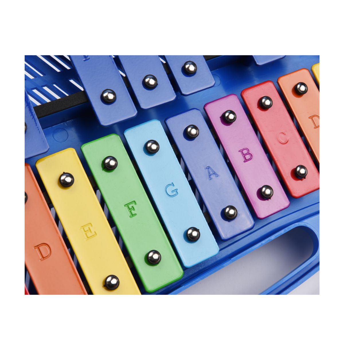 GENERICO - METALOFONO CROMATICO 25 NOTAS MUSICALES AZUL