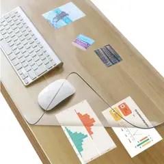 ATLAS - Mouse Pad Gamer Transparente Pvc