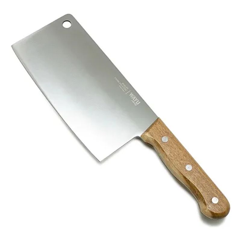 WAYU - Hacha Wayu Multiuso Acero Inox. Café 28.8 Cm