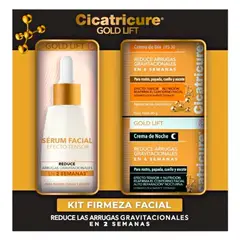 CICATRICURE - Gold Antiedad Crema Día+ Noche 50g + Serum 27ml