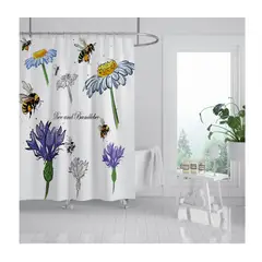 NO LOGO - Cortina Baño Ducha Tela Impermeable Varios Modelos
