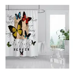 NO LOGO - Cortina Baño Ducha Tela Impermeable Varios Modelos