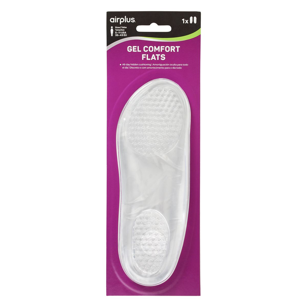 AIRPLUS - PLANTILLA GEL COMFORT FLATS MUJER AIRPLUS