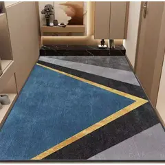 GENERICO - Alfombras Lisas Antideslizantes 150x200 Diseños 3d De Living