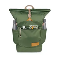 JANSPORT - Mochila Hatchet Roll Top Verde