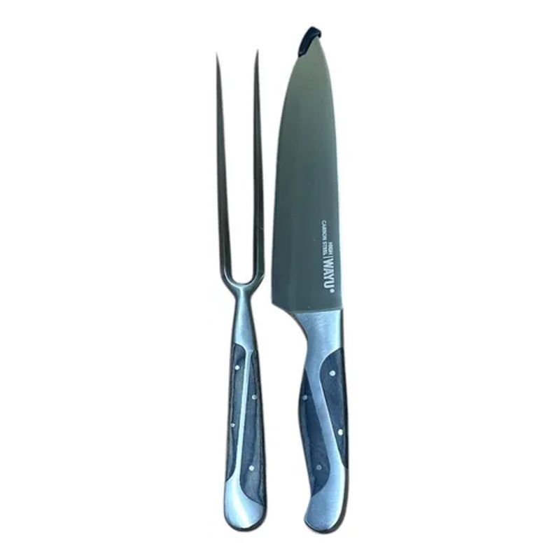 WAYU - Set Parrillero Wayu Black Edition Cuchillo + Pincho Premium