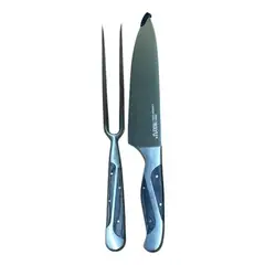 WAYU - Set Parrillero Black Edition Cuchillo + Pincho Premium