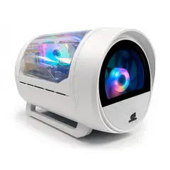 SNAKE GAMER - Pc Gamer Boa V7 Blanco Ryzen 5 5500 RTX 3050 SSD 1TB RAM32GB