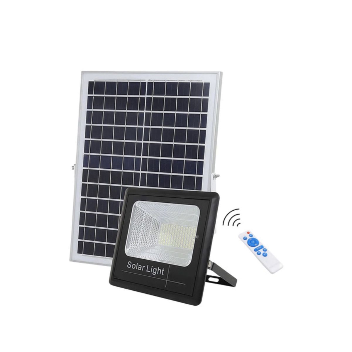GENERICO - Foco Solar 500w impermeable Con Panel Solar.