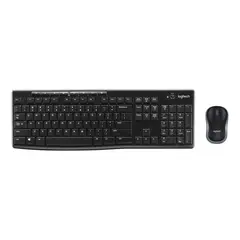 LOGITECH - Kit - pack Teclado y Mouse Inalambrico MK270 Negro