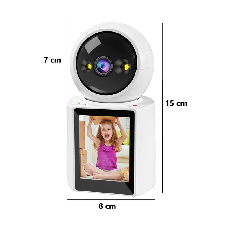 GENERICO - Cámara Monitor para Bebé con Pantalla y Videollamada