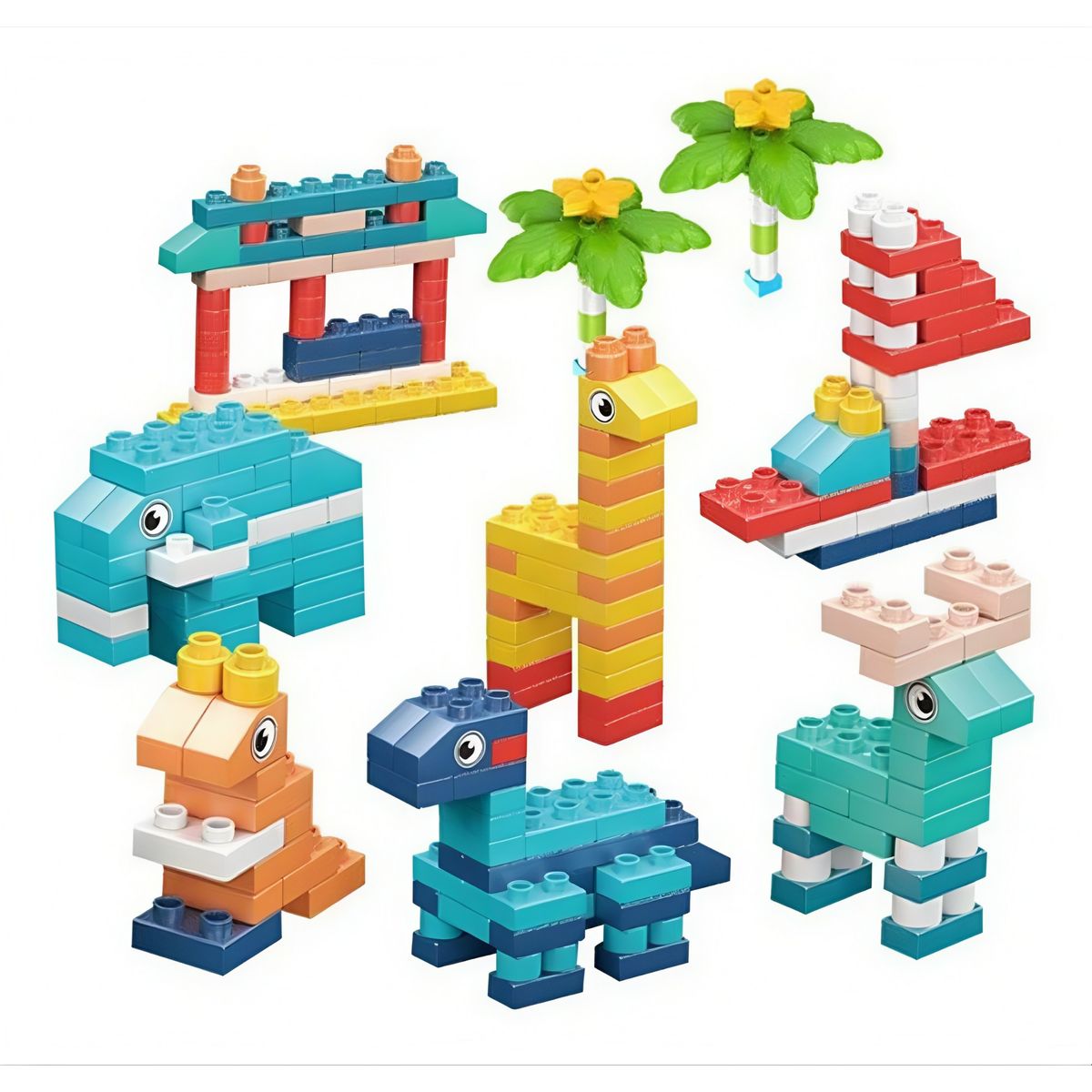 TODOK - Juego De Rol Infantil Unisex Con Legos Mesa Y Silla