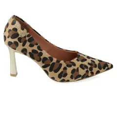 VIZZANO - STILETTO MUJER TACO AGUJA 10 CM ANIMAL PRINT