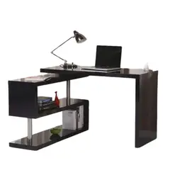 DETODOYMAS - Escritorio moderno en L 1405075cm Chic Home - Blanco