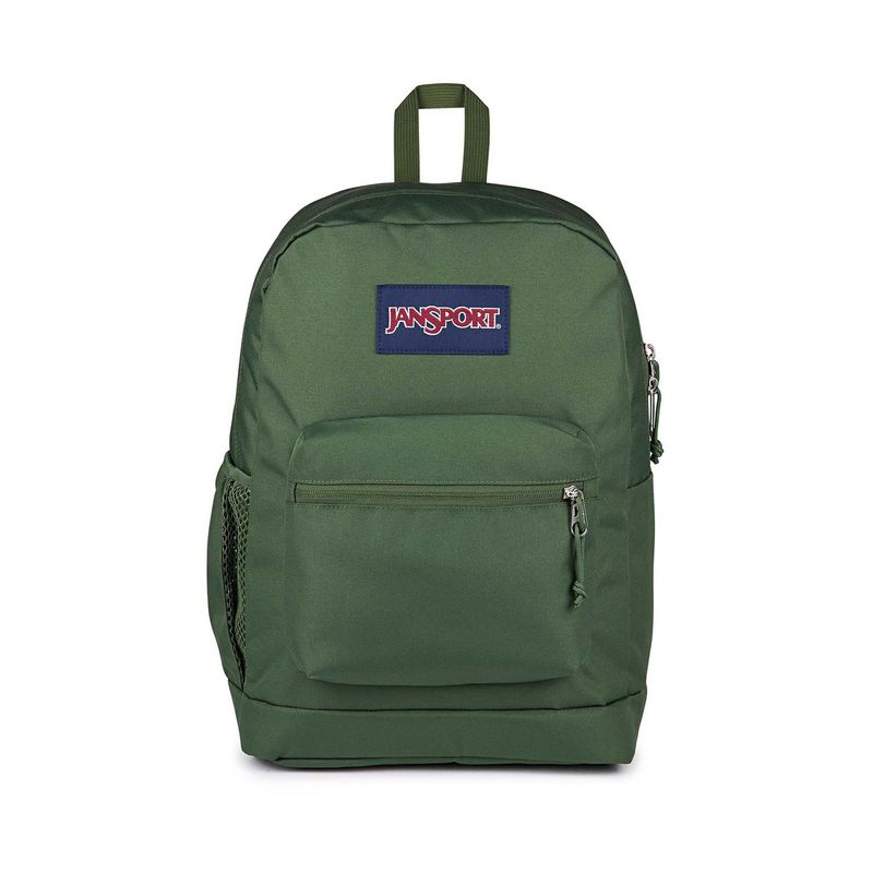 JANSPORT - Mochila Cross Town Plus Verde Oscuro JANSPORT