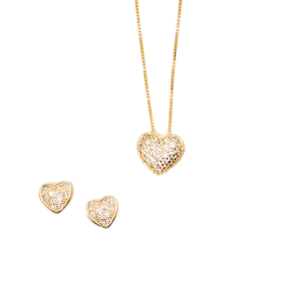 JOYAS MONTERO - Conjunto Rita Gold Con Micro Circones