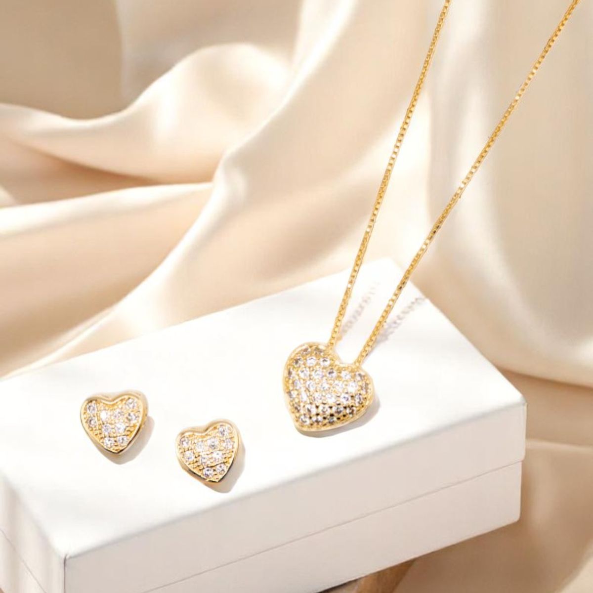 JOYAS MONTERO - Conjunto Rita Gold Con Micro Circones