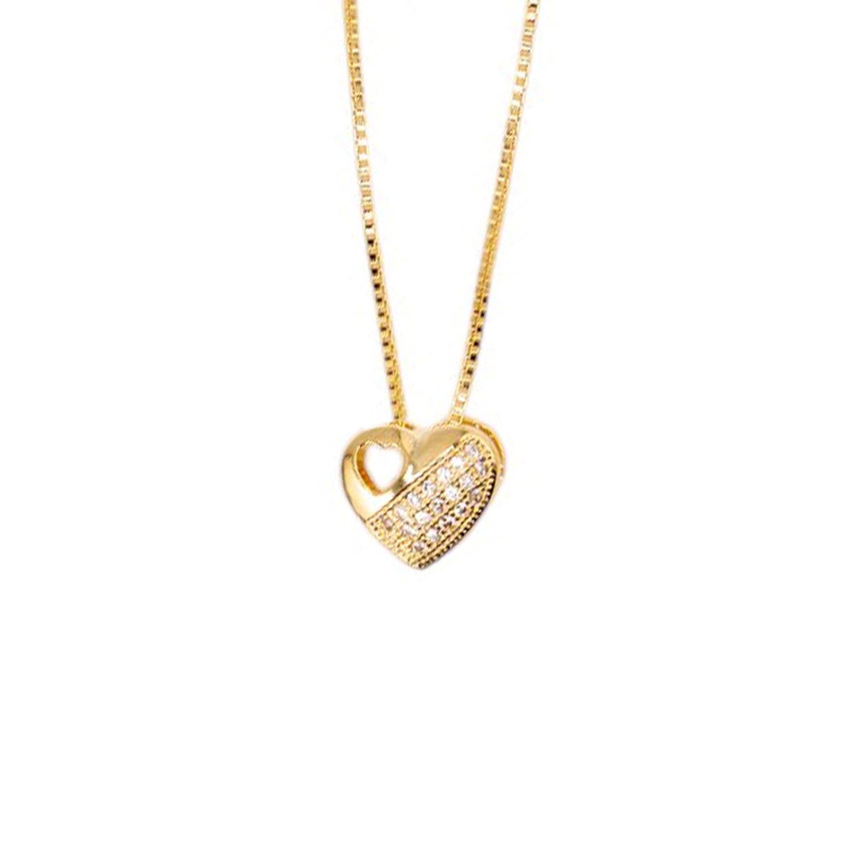 JOYAS MONTERO - Collar Celia con Microcircones Baño de oro 24k