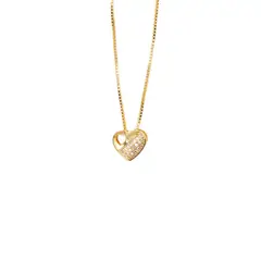 JOYAS MONTERO - Collar Celia con Microcircones Baño de oro 24k