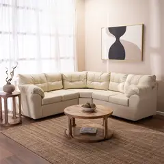 MUEBLES MPR - Seccional Alerce Pu Beige.