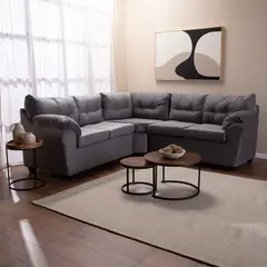 MUEBLES MPR - Seccional New Alerce Felpa Gris
