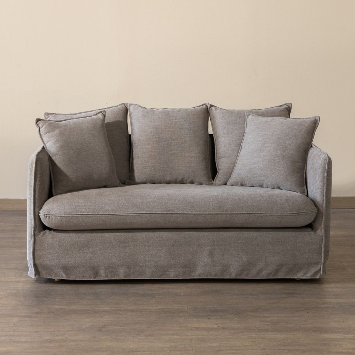 AMOBLE - Sofá Jacinta Gris 2025 160 Amoblé