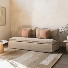 AMOBLE - Sofá Malaga Arena Amoblé