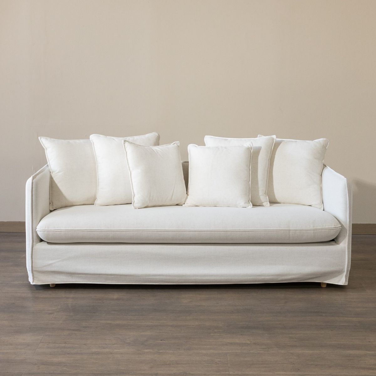 AMOBLE - Sofá Jacinta Blanco 2025 140 Amoblé