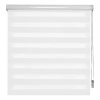 Cortinas Roller Duo Zebra Dia Y Noche Ancho 150x200 BLANCO