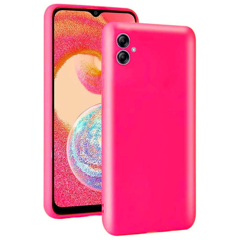 JOIGO - Carcasa Para Samsung A04e Goma Fucsia