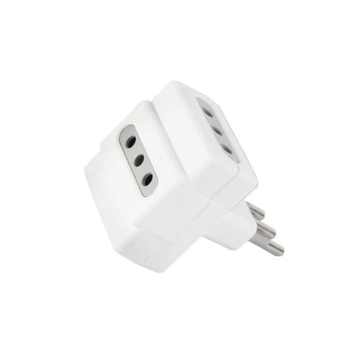 MACROTEL - Enchufe Adaptador Triple 1500W ME-1103 Macrotel