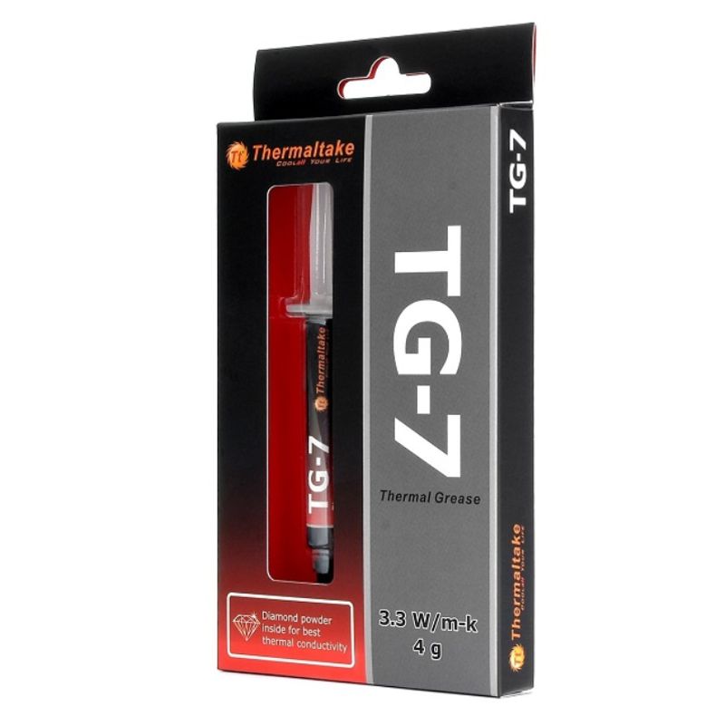 THERMALTAKE - Pasta Térmica - Thermaltake TG-7, 4 grs - Cond. térmica 3,3 W/m·K
