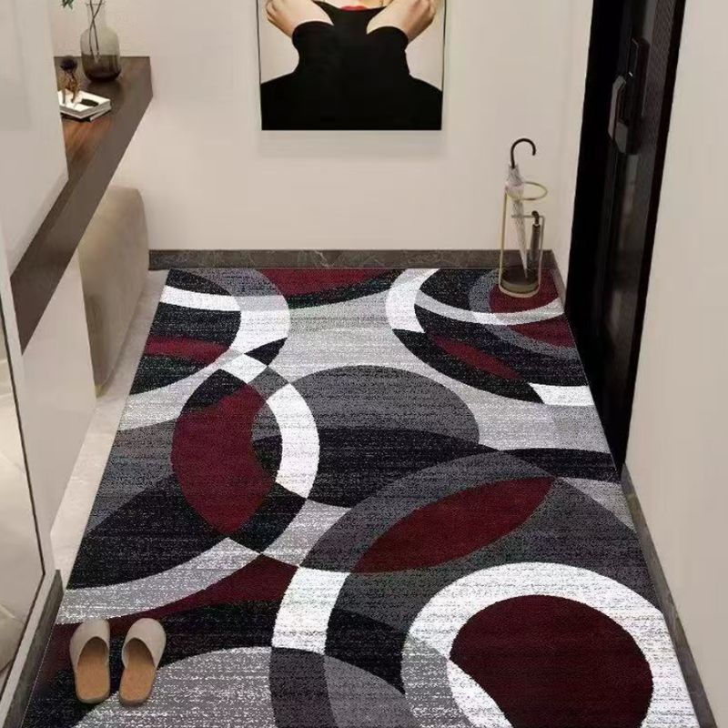 GENERICO - Alfombras Lisas Antideslizantes 180x200 Diseños 3d De Living