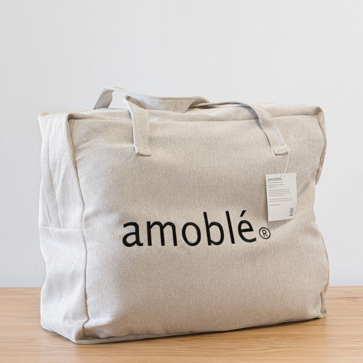 AMOBLE - Funda Sofá Sven Beige 200 Amoblé