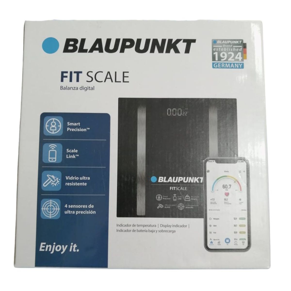 BLAUPUNKT - BALANZA DIGITAL BLAUPUNKT FIT SCALE