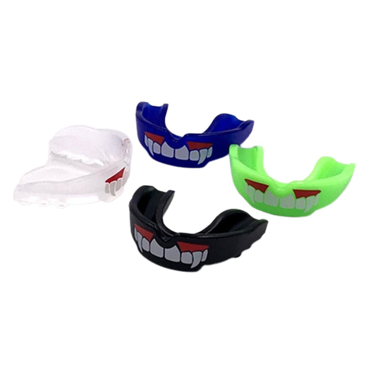 GENERICO - Protector Bucal Dientes Boxeo Rugby - Blanco