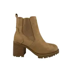 HERIEL - Botín Camel Taco mujer