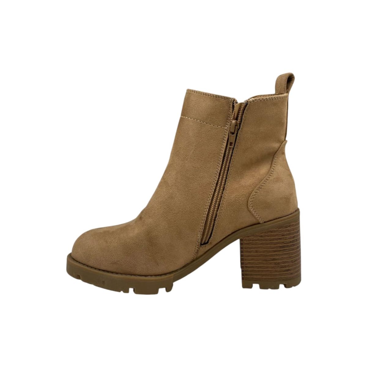 HERIEL - Botín Camel Taco mujer